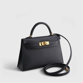 Hermès Kelly Mini Epsom Sellier Noir Or