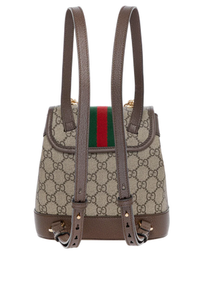 GG Sac à dos Mini Ophidia en tissu suprême GG