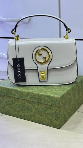 GG Sac à main Blondie Blanc