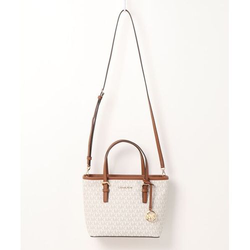 Sac MK Jet Set Travel Saffiano Leather - Vanilla beige