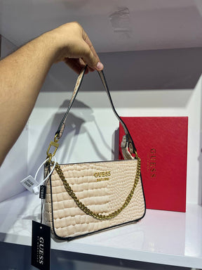 Sac Katey Croc Mini Top Zip Shoulder