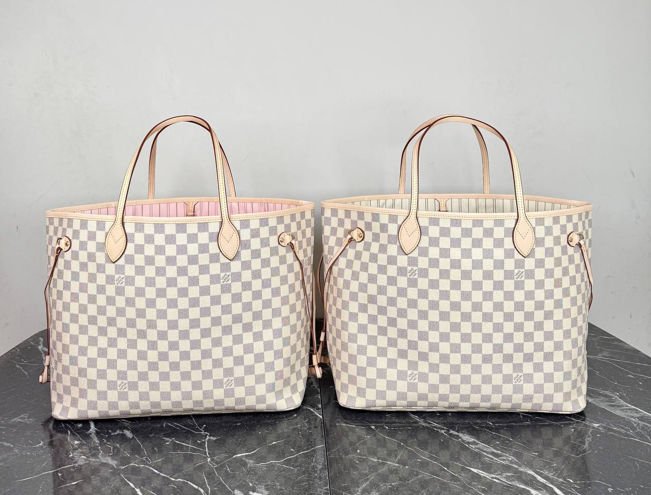 LV Cabas en toile Neverfull
Correct 
Blanc, Toile