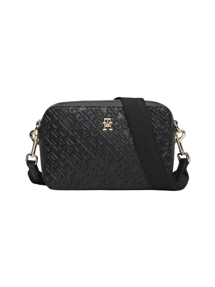 Sac bandoulière à monogramme TH embossé