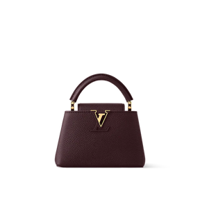 LV Sac Capucines Mini en cuir