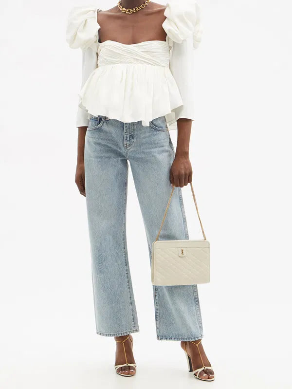YSL Victoria Quilted Shoulder Bag
