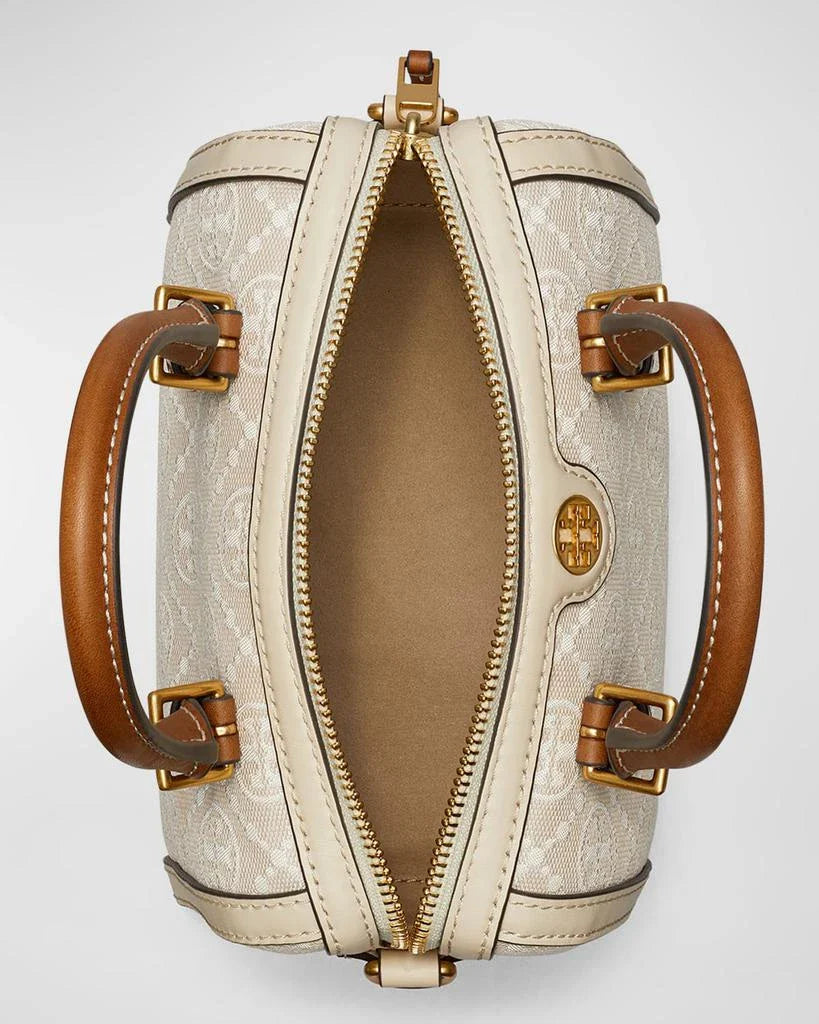 Tory Burch Sac à main, modèle T Monogram Petite Barrel à poignée supérieure
