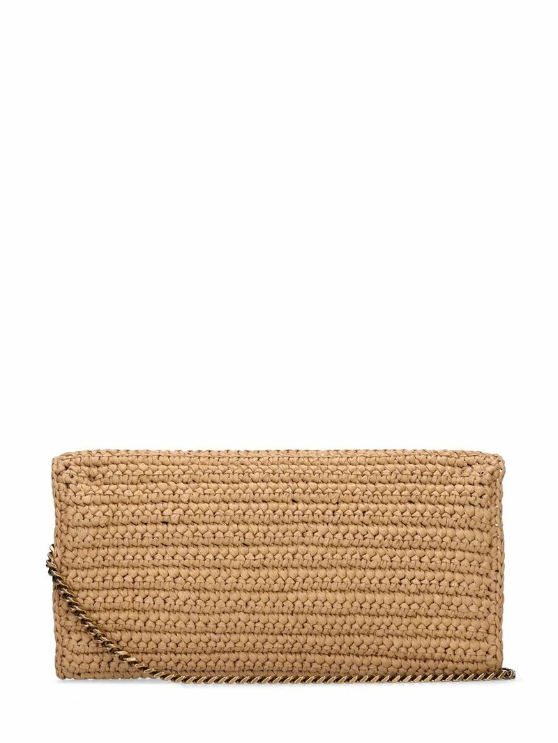 S@INT LAURENT - Kate 99 Raffia Bag W/ Tassel