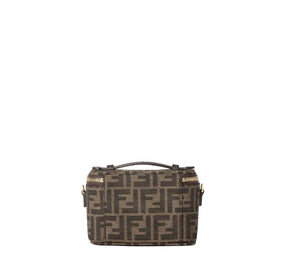 Fendï Vanity
Mini sac en tissu FF jacquard couleur tabac marron