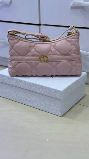 Diôr Miss Caro Cigale Mini Bag
Powder Pink Macrocannage Lambskin