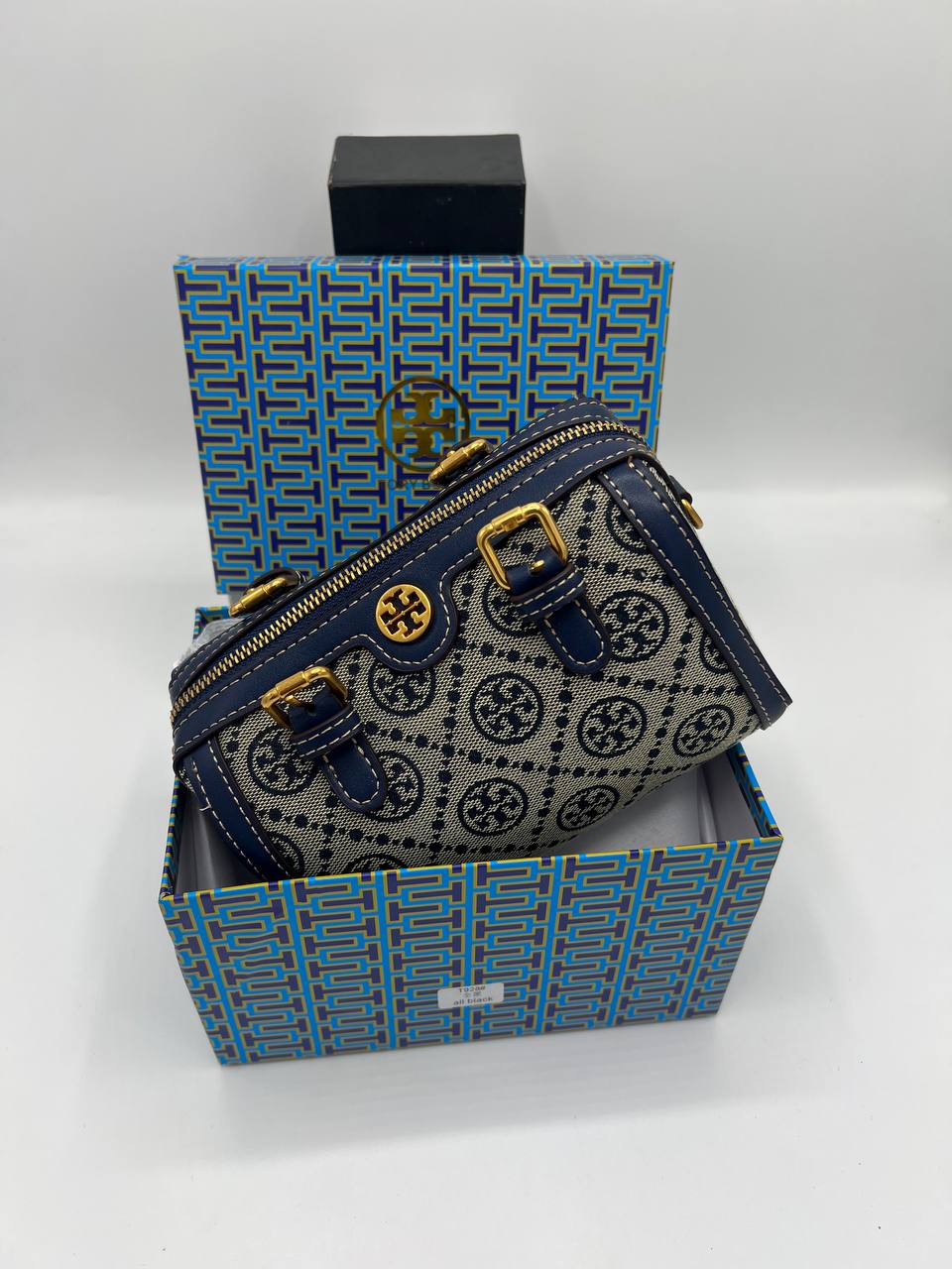 Tory Burch Sac T-Bag Monogram Pearl