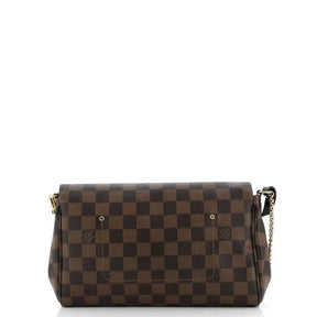 LV Sac à épaule Damier Favorite MM de Louis Vuitton Damier ebène