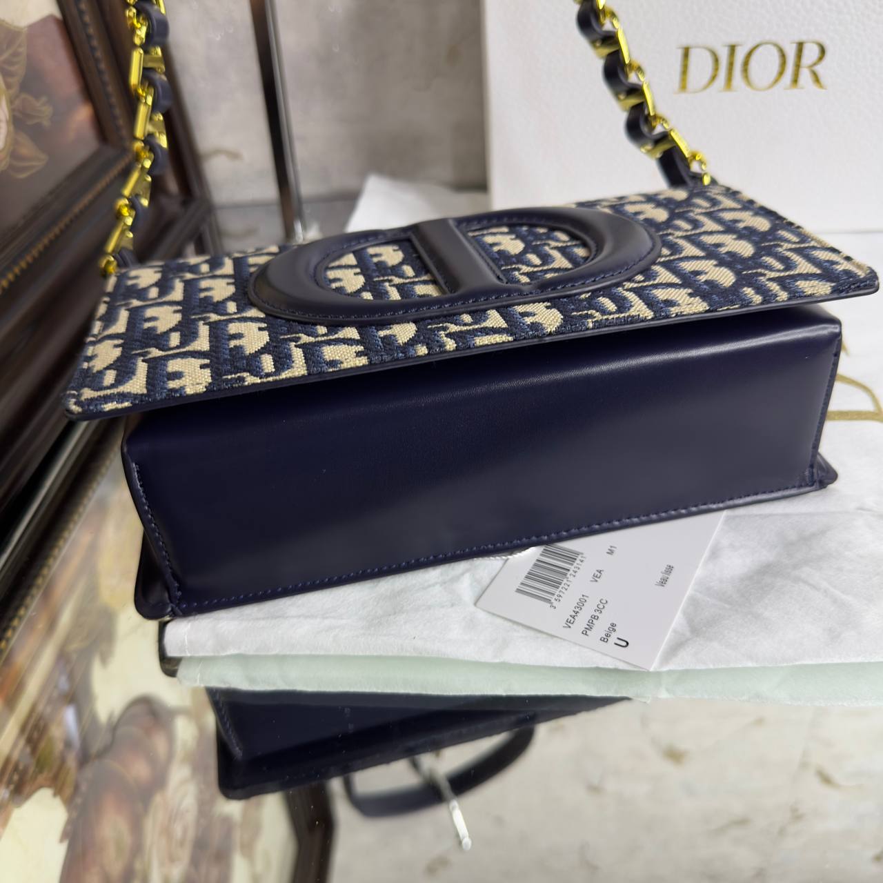 Diôr 
Cartable en toile
Bleu, Toile