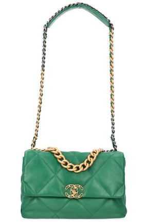 Sac CH@NEL Chanel 19 en vert