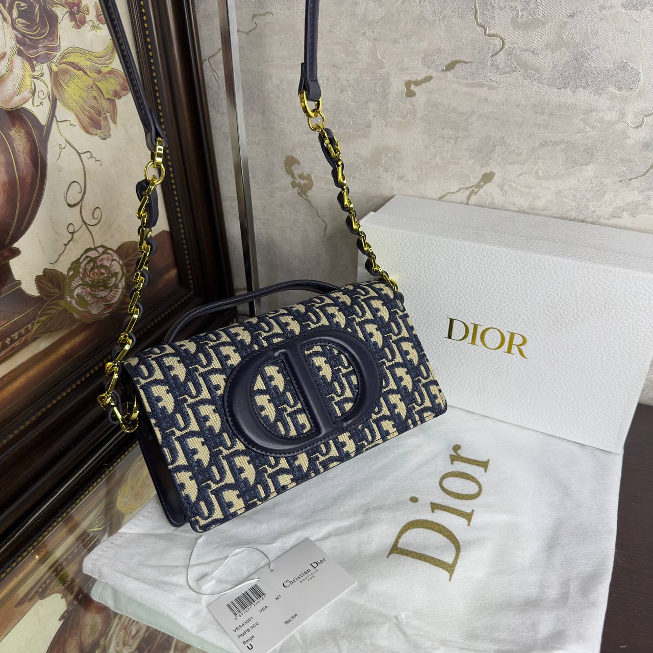 Diôr 
Cartable en toile
Bleu, Toile