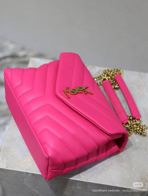 S@int L@urent
Small Supple Monogramme Loulou Chain Bag