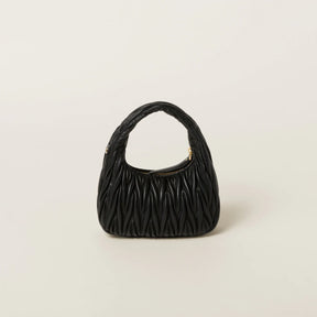 MIÛ MIÜ Sac hobo Wander nappa matelassé