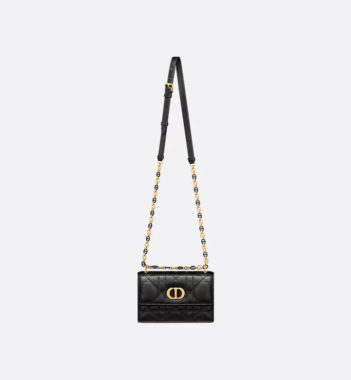 Diôr Mini sac Miss Caro
d'agneau Macrocannage noir
