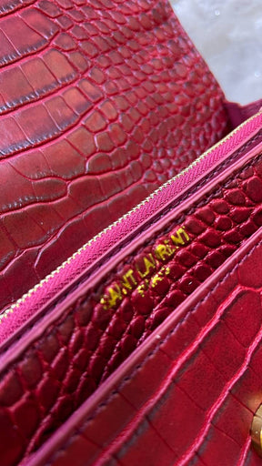 YSL SAC BANDOULIÈRE MOYEN SUNSET ROUGE OPYUM