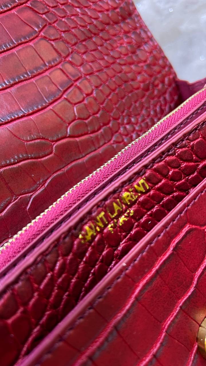YSL SAC BANDOULIÈRE MOYEN SUNSET ROUGE OPYUM