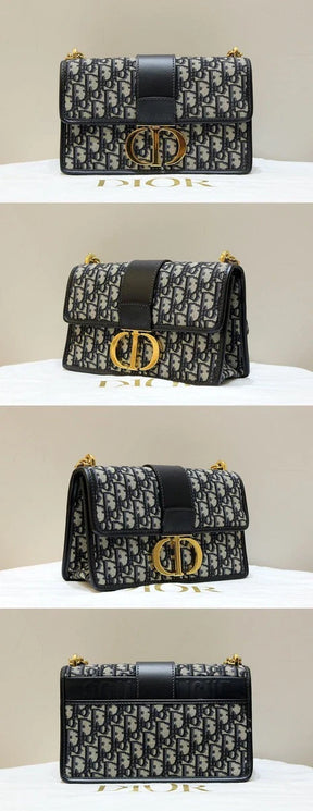 Diôr Sac chaîne 30 Montaigne
Toile jacquard Diôr Oblique Noir