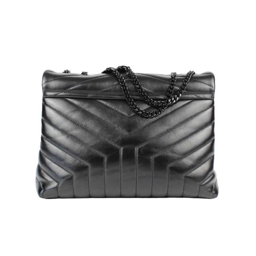 SAINT LAURENT Loulou de taille moyenne en cuir matelassé
