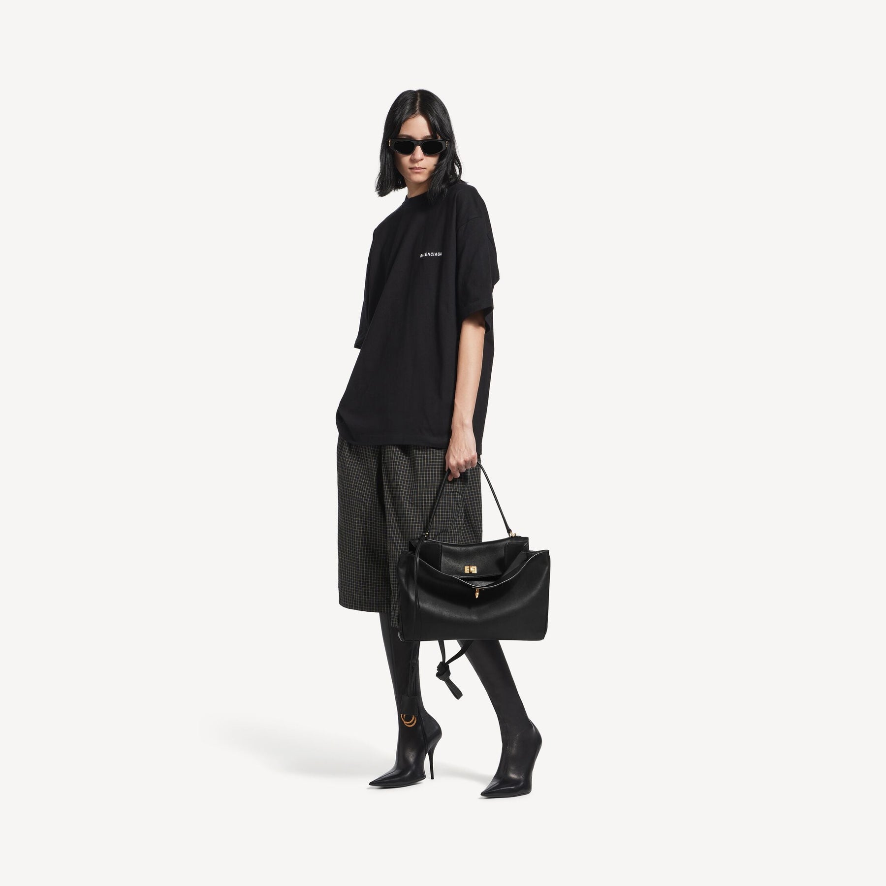 Bâlencïagâ Sac À Main Rodeo Moyen pour Femme en Noir