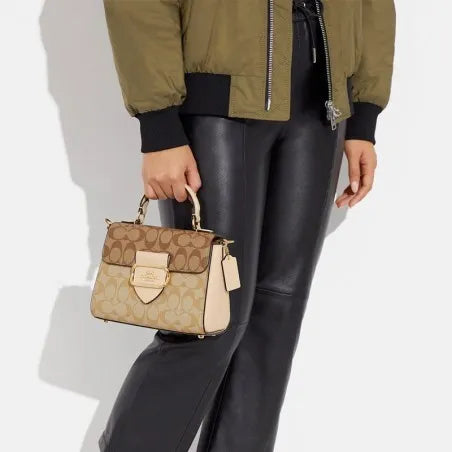 Sac à Main Femme Morgan Top Handle in Blocked
