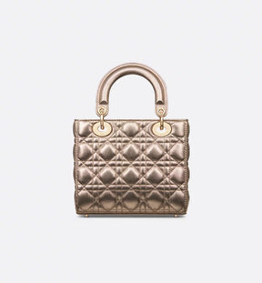 Small Ladÿ Diôr My ABCDior Bag
Gold-Tone Cannage Metallic Calfskin