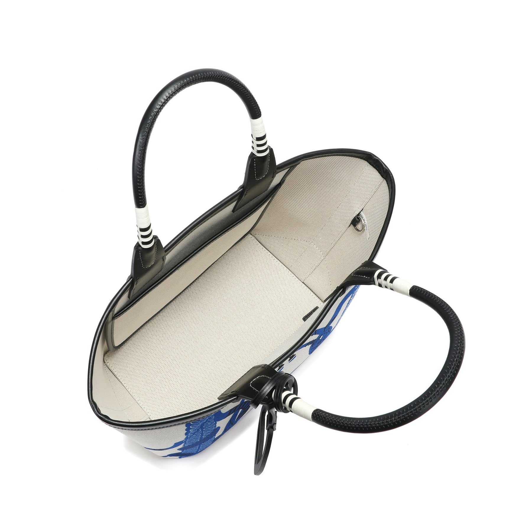 Sac cabas en toile imprimée avec poignées