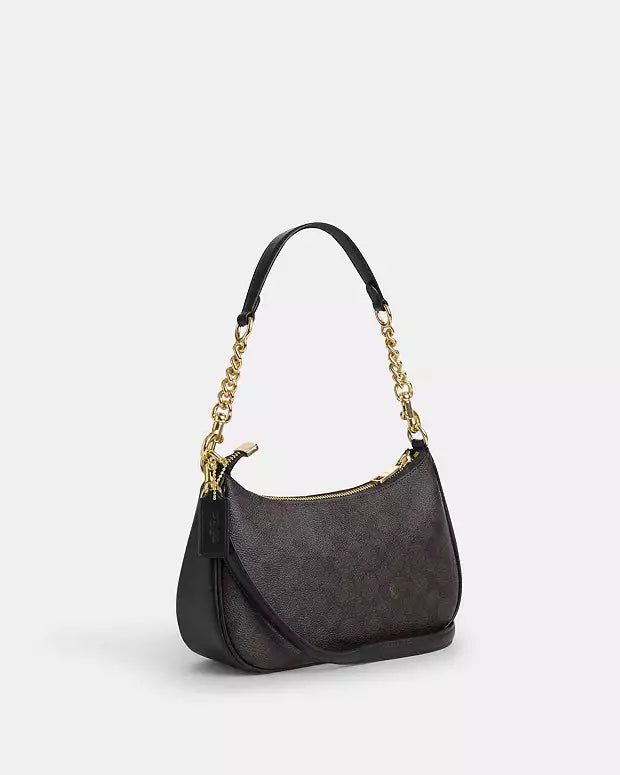 Sac épaule Teri en toile exclusive