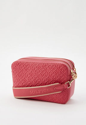 Sac bandoulière à monogramme TH embossé