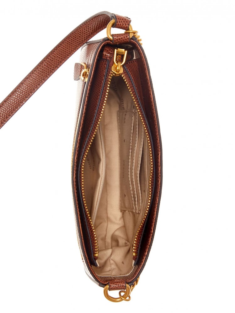 Sac bandoulière Katey, marron