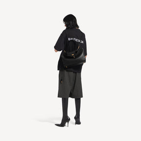Bâlencïagâ Sac À Main Rodeo Moyen pour Femme en Noir