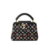 LV Capucines Mini-Monogramme Perlé Noir