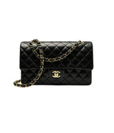 Sac CH@NEL Timeless/Classique en Cuir Noir - 102017