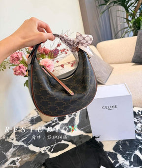 Sac Celine Lulu Teen Toile Triomphe ET veau