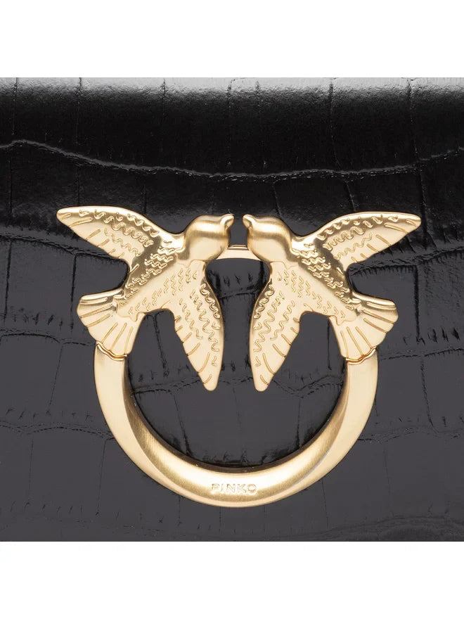 PÏNKÔ Mini sac Love Click Pure Shapes, Noir