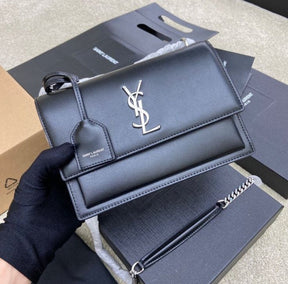 SAINT LAURENT
Sac porté épaule en cuir Sunset Medium