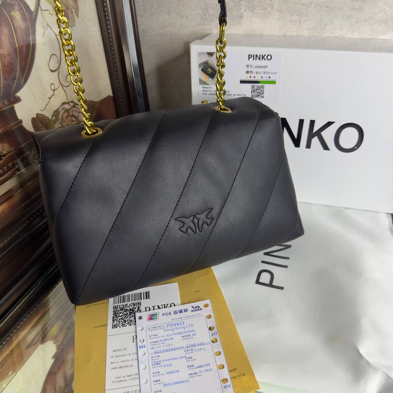 PÏNKÔ 
sac porté épaule Big Love Puff