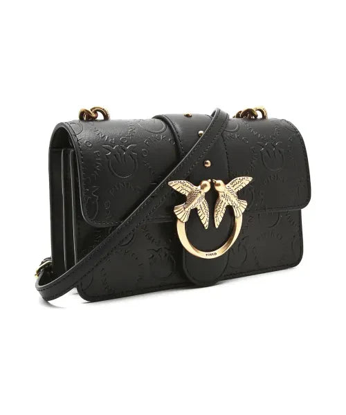 Pïnkô 
Leather shoulder bag LOVE MINI ICON NEW MONOGRAM