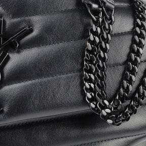 SAINT LAURENT Loulou de taille moyenne en cuir matelassé