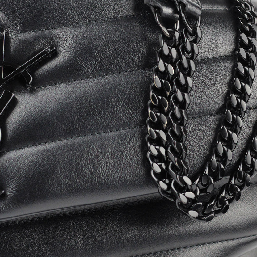 SAINT LAURENT Loulou de taille moyenne en cuir matelassé