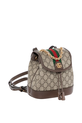 GG Sac à dos Mini Ophidia en tissu suprême GG