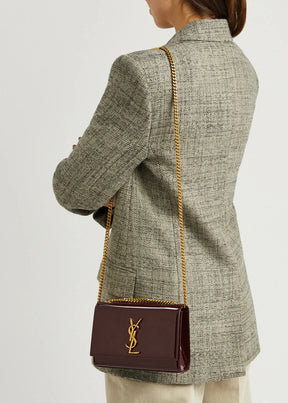 S@int L@urent Petit sac à bandoulière Kate de  « Chocolat épicé »