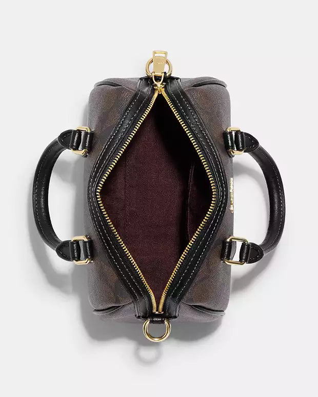 Sac Mini Porté Croisé Rowan En Toile Signature