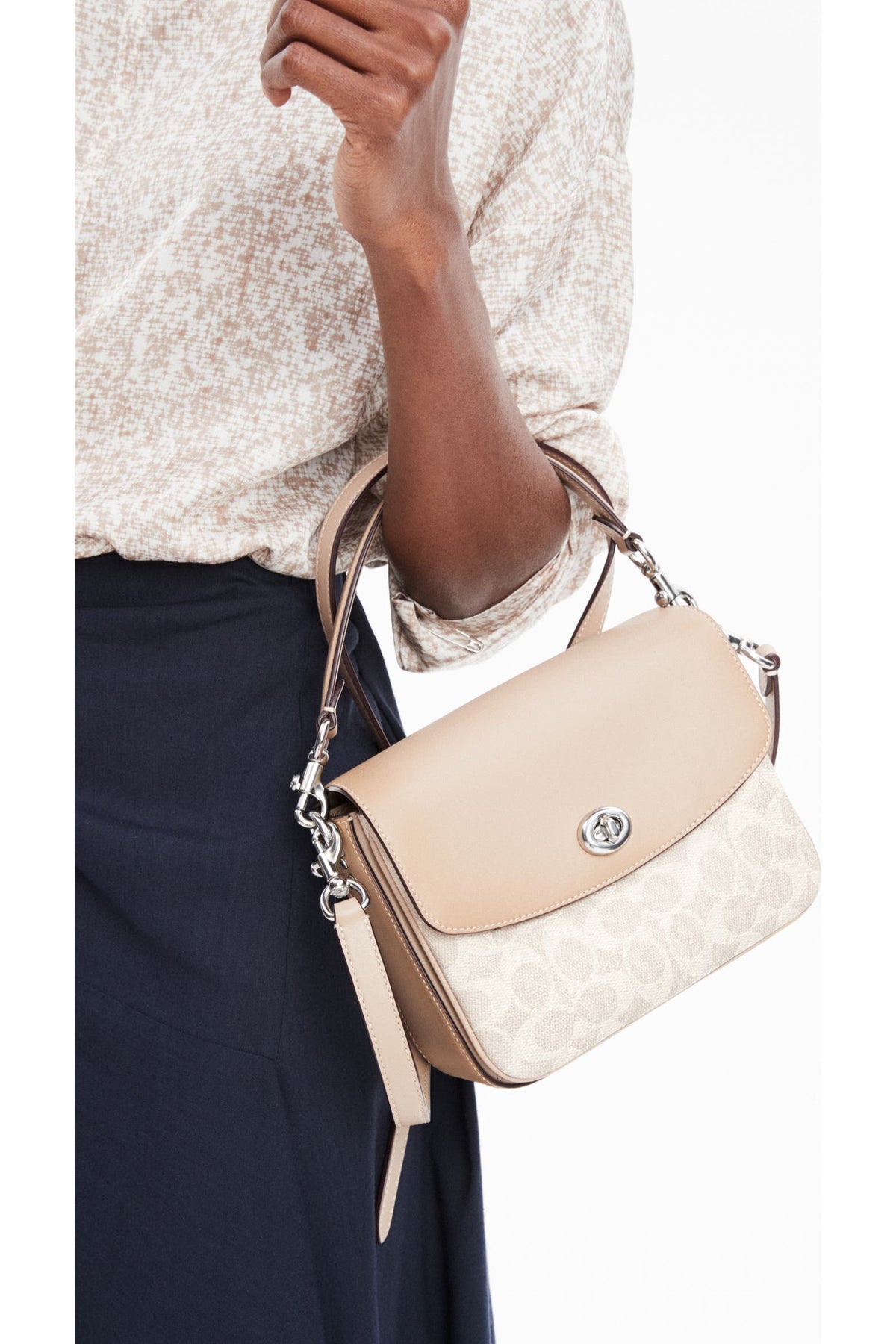 Coach Sac à poignée supérieure Cassie en toile enduite Signature