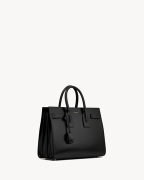 YSL SAC DE JOUR EN CUIR LISSE - SMALL
NOIR