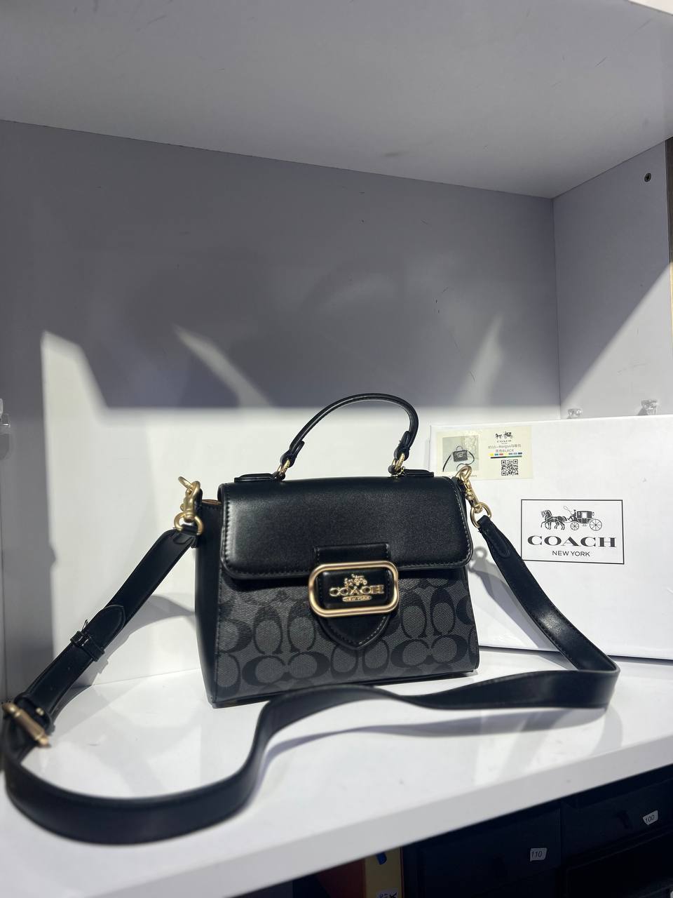 Sac à Main Femme Morgan Top Handle in Blocked