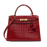 HRMS
Kelly 28 Alligator Rouge Vif