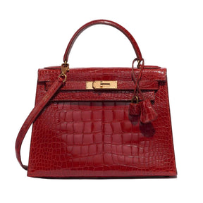 HRMS
Kelly 28 Alligator Rouge Vif